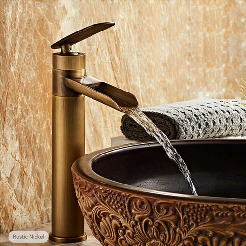 Waterfall bathroom sink faucet - bathroom,